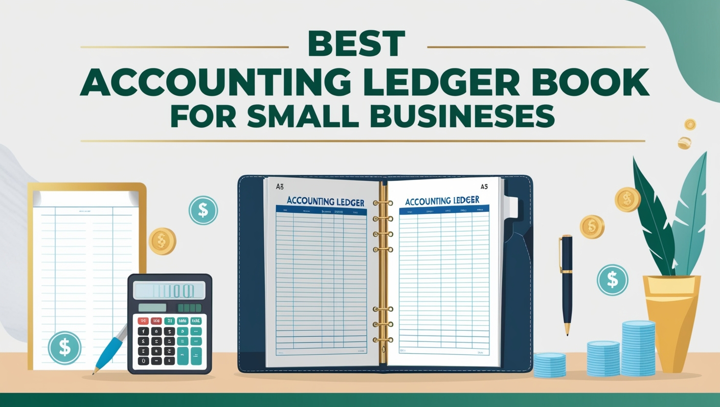 Easily track expenses and manage finances with the best accounting ledger book for small businesses. Stay organized and take control today.